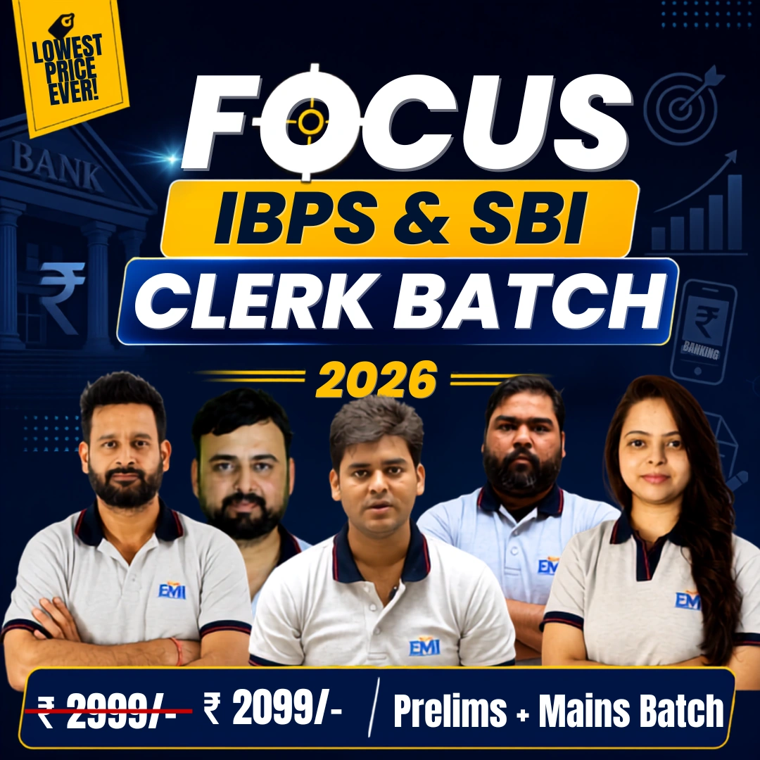 IBPS and SBI Clerk — Preliminary & Main