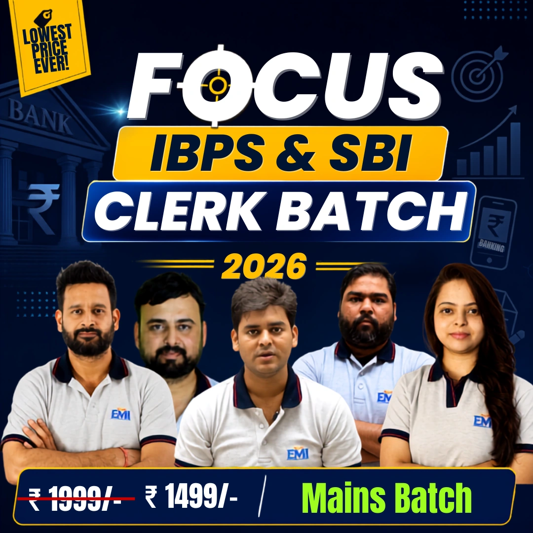 IBPS and SBI Clerk — Main Examination