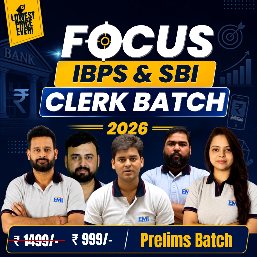 IBPS and SBI Clerk — Preliminary Examination